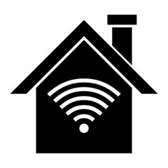 Vector Smart Home Glyph Icon Design