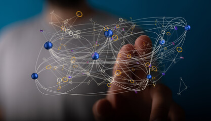 people network structure HR - Human resources management and recruitment