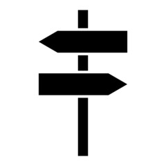 Vector Directions Glyph Icon Design