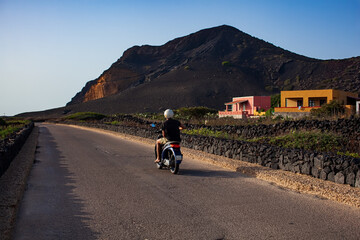 Sightseeing tour by scooter, Linosa