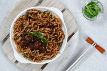 jajangmyeon Korean Instant Noodle with Black Bean Sauce