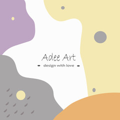 aesthetic liquid design flat papercut