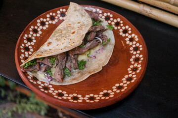 Quesadilla de rib eye