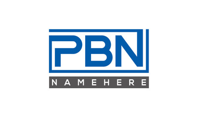 PBN creative three letters logo