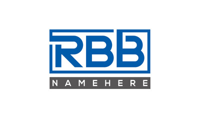 RBB creative three letters logo