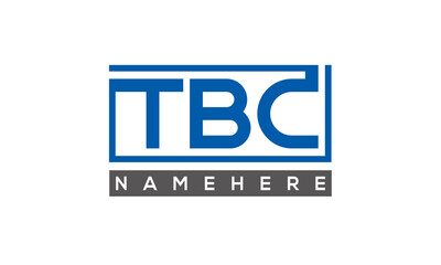 TBC creative three letters logo