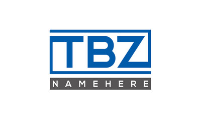 TBZ creative three letters logo