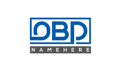 OBD creative three letters logo