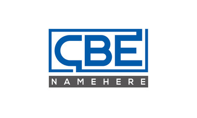 CBE creative three letters logo