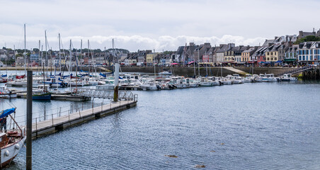 Camaret, station balnéaire du Finistère en Bretagne, France.	