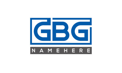 GBG creative three letters logo 