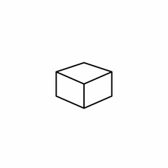 cube icon. Vector illustration for graphic design, Web, UI, app