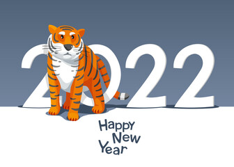 Vector Tiger - Chinese zodiac symbol of 2022 year - 460145911