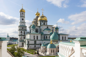 The Resurrection Cathedral of the New Jerusalem Monastery was built according to the drawings of...