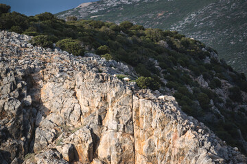 rocks in the mountains