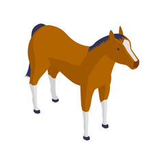 Horse Isometric Icon