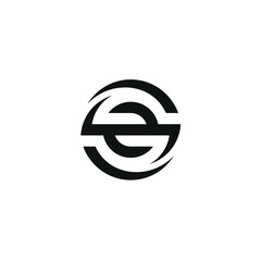 Initials Letter S G Z Circle Icon Concept, Business Logo Design, Generic Ring Symbol