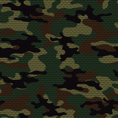 Army camo pattern seamless vector, blocks background. New modern print.