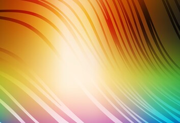 Light Multicolor vector pattern with wry lines.