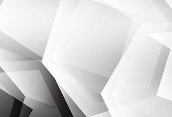Light Gray vector layout with hexagonal shapes.