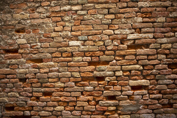 Fototapeta premium Antique or old bricks pattern wall