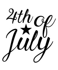 Obraz premium 4th of July SVG T-shirt design