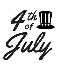 4th of July SVG T-shirt design