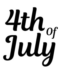 4th of July SVG T-shirt design