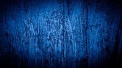 grunge background of blue wall color