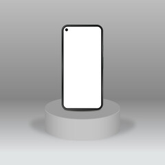 3D Render of Mobile Phone Mockup for App Presentation