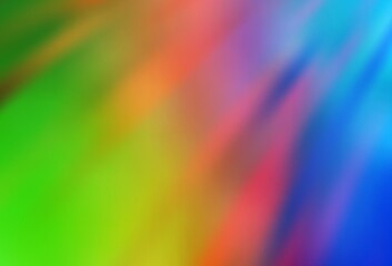 Light Multicolor vector blurred bright texture.