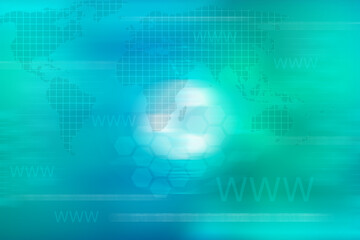 2d illustration futuristic technology background shield wifi concept
