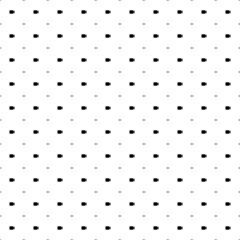 Square seamless background pattern from geometric shapes are different sizes and opacity. The pattern is evenly filled with small black video camera symbols. Vector illustration on white background
