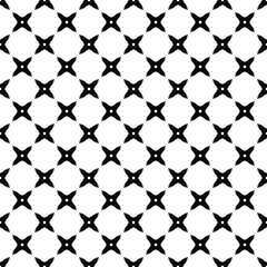 Naklejka premium Black and white surface pattern texture. Bw ornamental graphic design. Mosaic ornaments. Pattern template. Vector illustration.