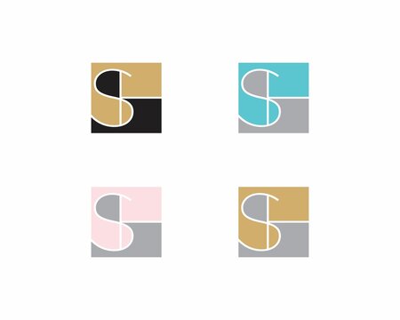 S and H letters Logo Vector 001