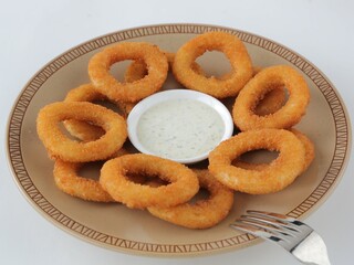 deep fried onion rings