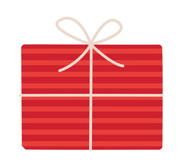red gift box illustration
