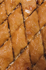 Baklava diamond middle eastern pastry 