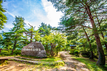 岐阜県白川郷　秋の風景