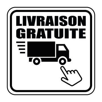 Logo livraison gratuite.