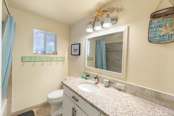 Interior Home bathroom 