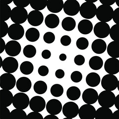 Black halftone background. Black polka dot. Halftone pattern. Modern Halftone Background, backdrop, texture, pattern. Vector illustration. Halftone Backdrop.
