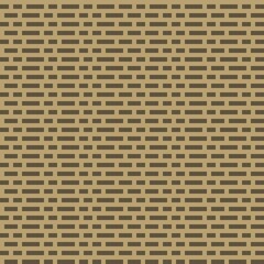 Brown brick pattern pixel art. Vector picture.