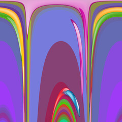 Violet yellow pink fluid abstract background with rainbow