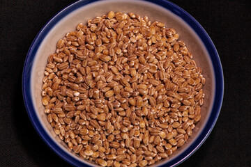 bowl of buckwheat