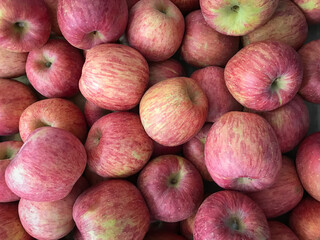 Full frame picture of apples.