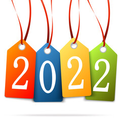 hanging numbers new year 2022