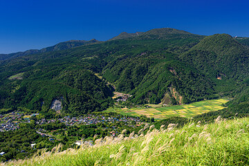 静岡県・伊東市 夏の大室山からの眺望