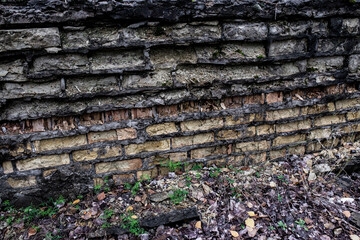 exclusion zone abandoned texture wall destruction stones brick