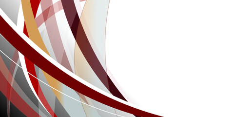 Obraz premium Red and White Background With Lines